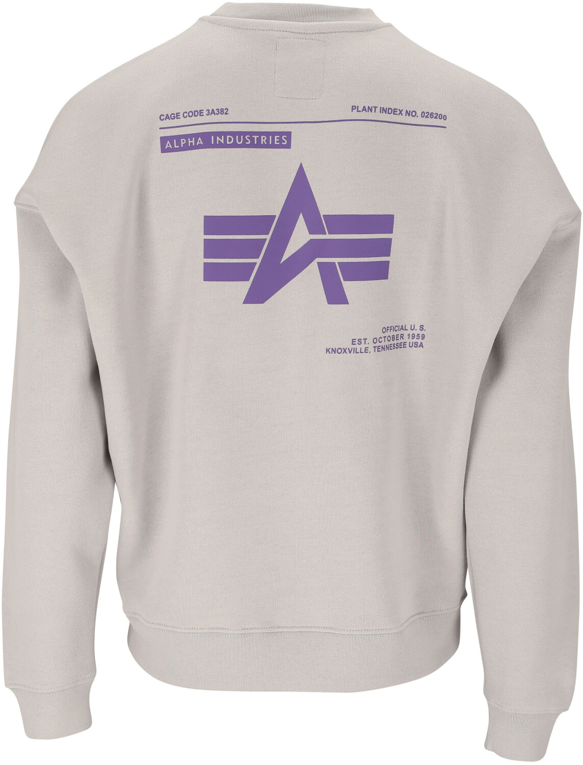 Alpha Industries Logo BP Sweatshirt (146304) pastel grey