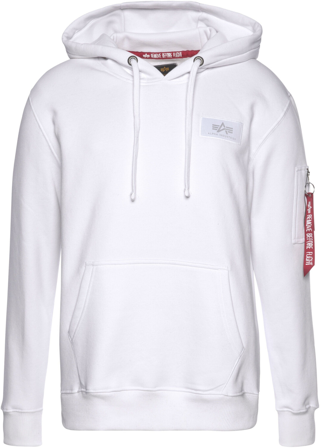 Alpha Industries Back Print Hoody (178318-09) white