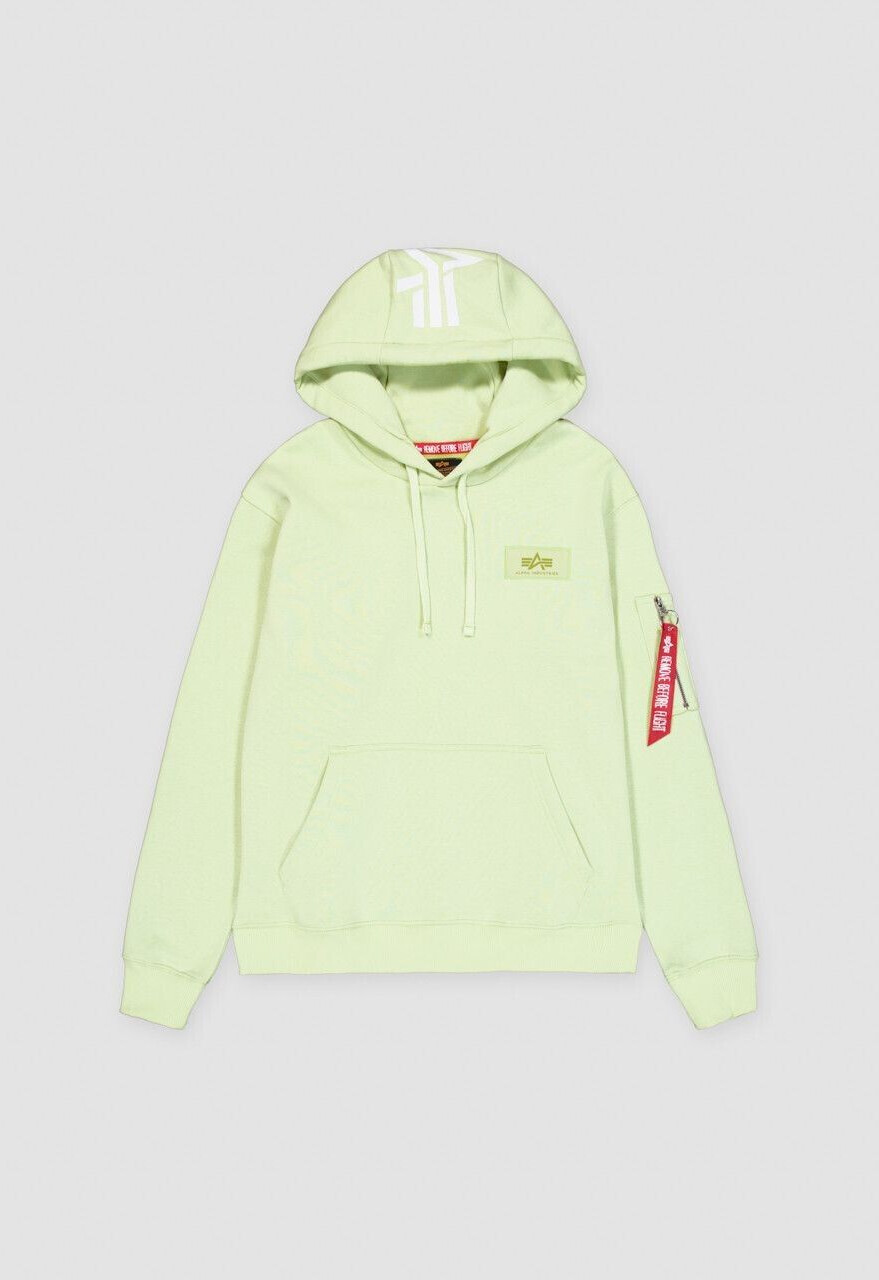 Alpha Industries Back Print Hoody (178318-722) arctic lime