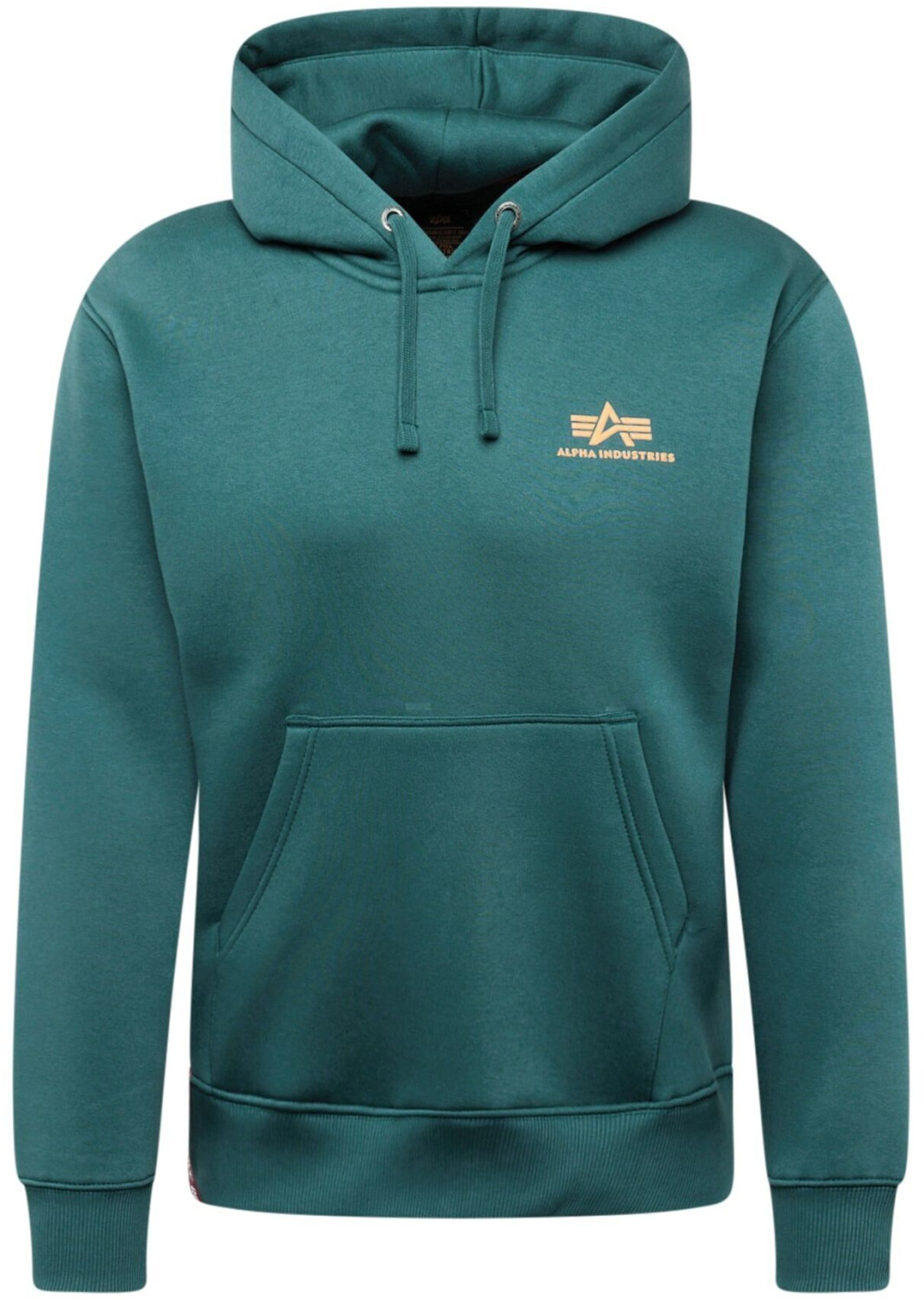 Alpha Industries Small Logo Hoodie (196318-720) petrol