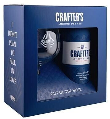 Crafter's Gin London Dry Gin 0,7l 43% GB with Glass