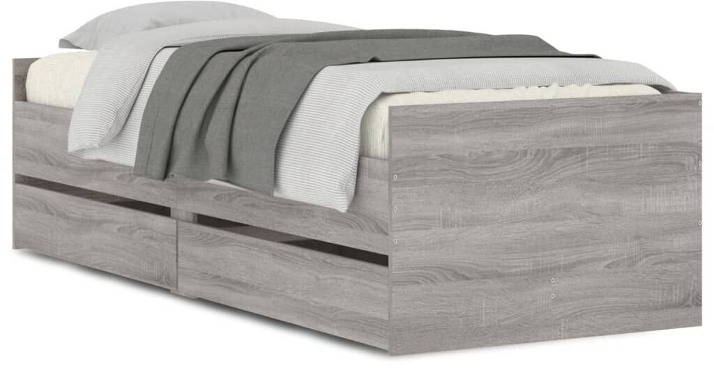 vidaXL Bed with drawers 75x190cm (3207362)