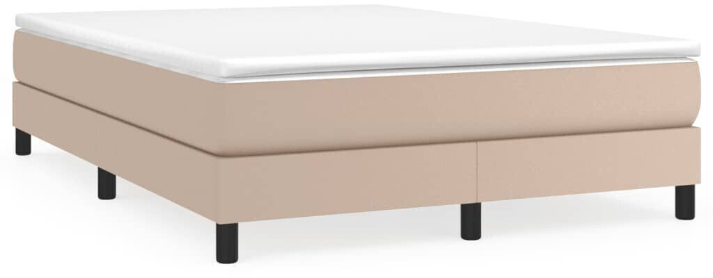 vidaXL Box spring bed mattress 140x190cm artificial leather (3144260)