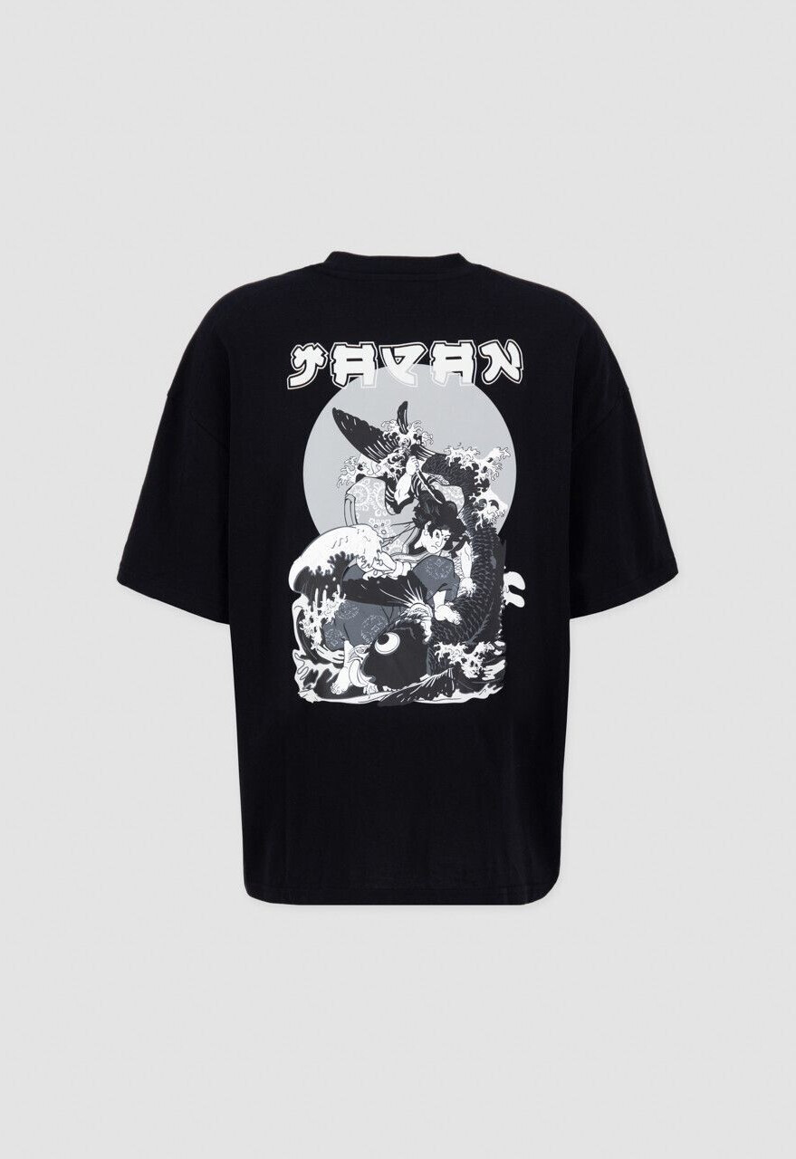 Alpha Industries Japan Wave Warrior T T-Shirt (146513) black/white