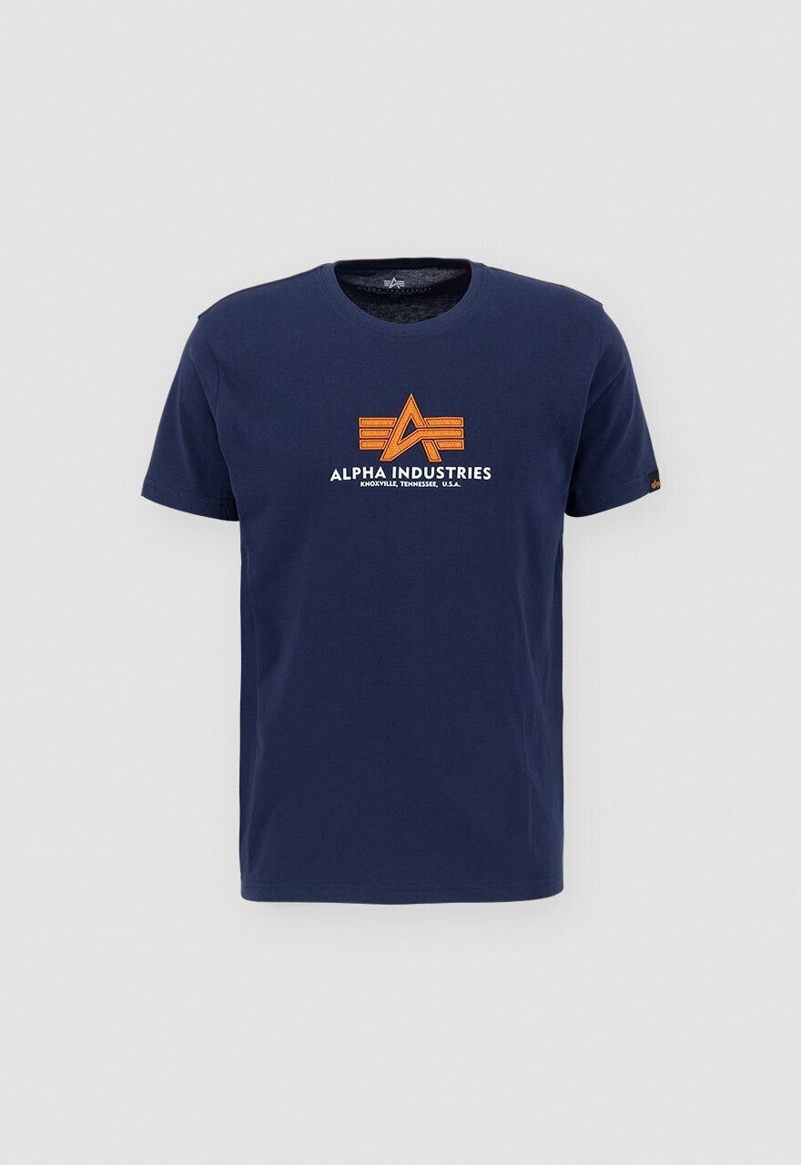 Alpha Industries Basic T Rubber T-Shirt (100501RB) ultra navy