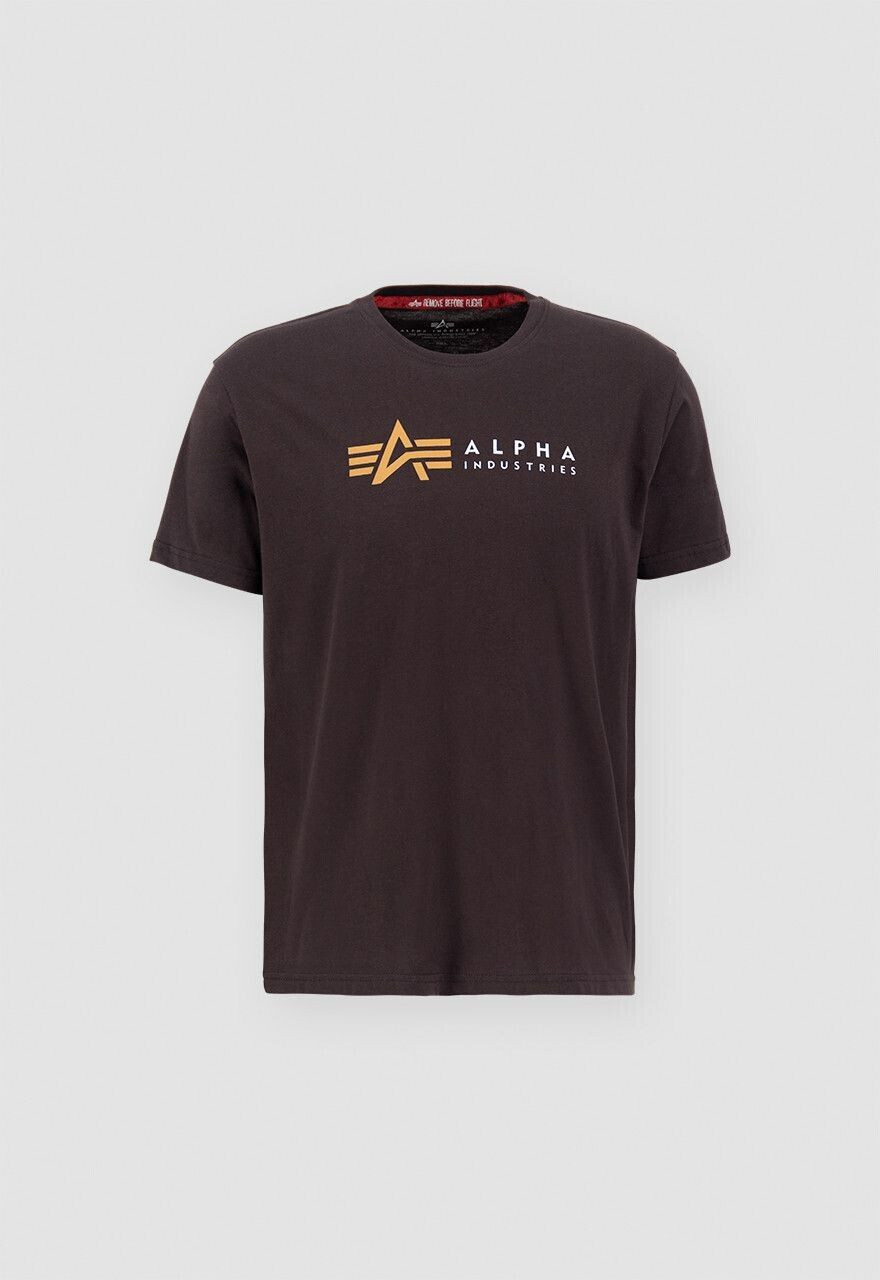 Alpha Industries Alpha Label T T-Shirt (118502) hunter brown