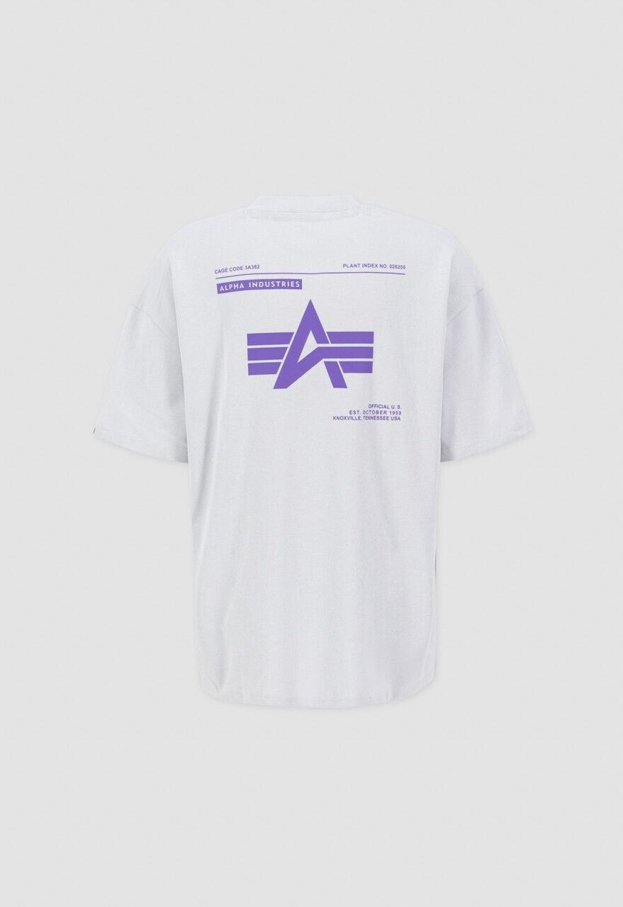 Alpha Industries Logo BP T T-Shirt (146507) pastel grey