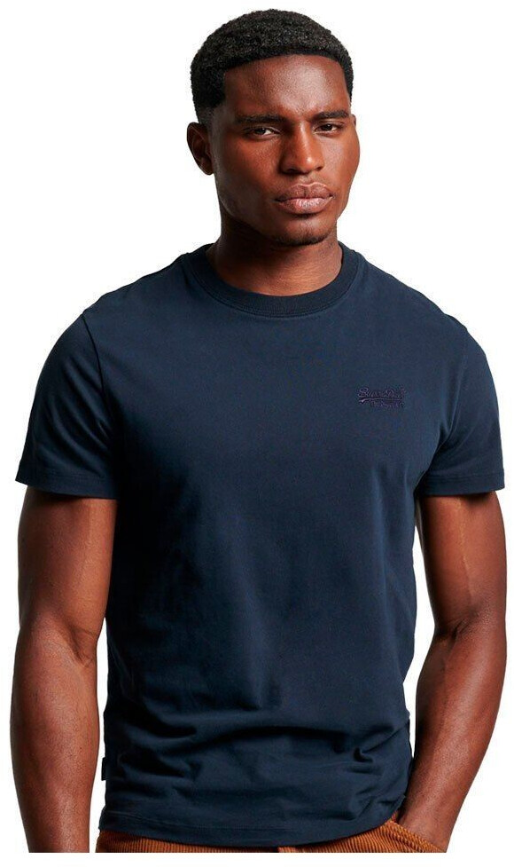 Superdry Vintage Logo Embroidered T-Shirt (M1011245M) eclipse navy blue