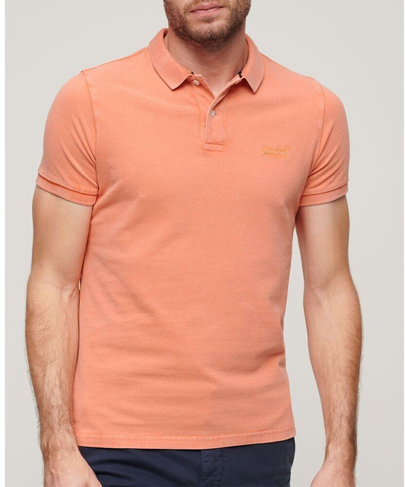 Superdry Vint destroy polo (M1110345A) sunburst coral