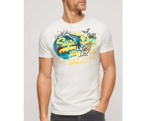 Superdry La Vl Graphic Short Sleeve T-Shirt (M1011916A) off white 