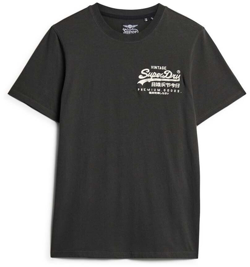Superdry Tokyo Vl Graphic Short Sleeve T-Shirt (M1011990A) washed black