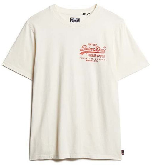 Superdry Tokyo Vl Graphic Short Sleeve T-Shirt (M1011990A) off white