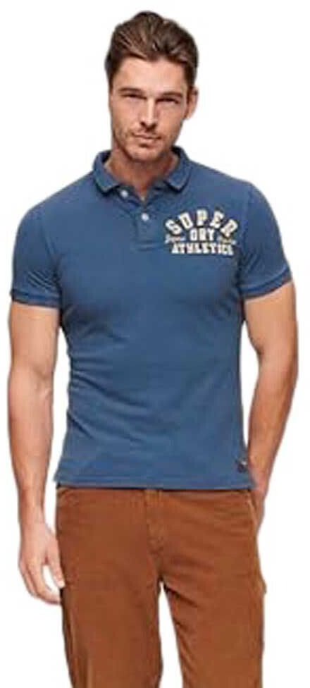 Superdry Vintage Athletic Short Sleeve Polo (M1110396A) voltage blue