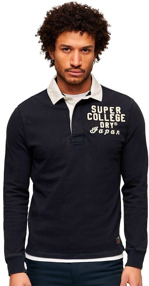Superdry Vintage Athletic Rugby T-Shirt (M6010847A) eclipse navy blue