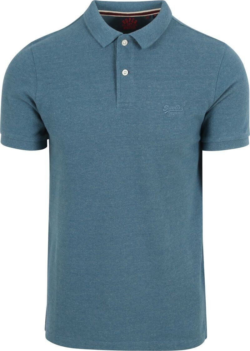 Superdry Classic pique polo (M1110343A) alaskan blue marl