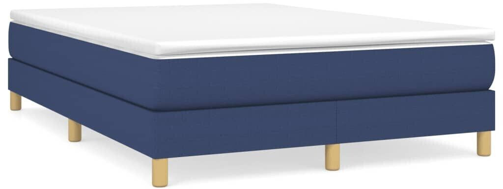 vidaXL Box spring bed with mattress 140x200cm fabric (3144181)