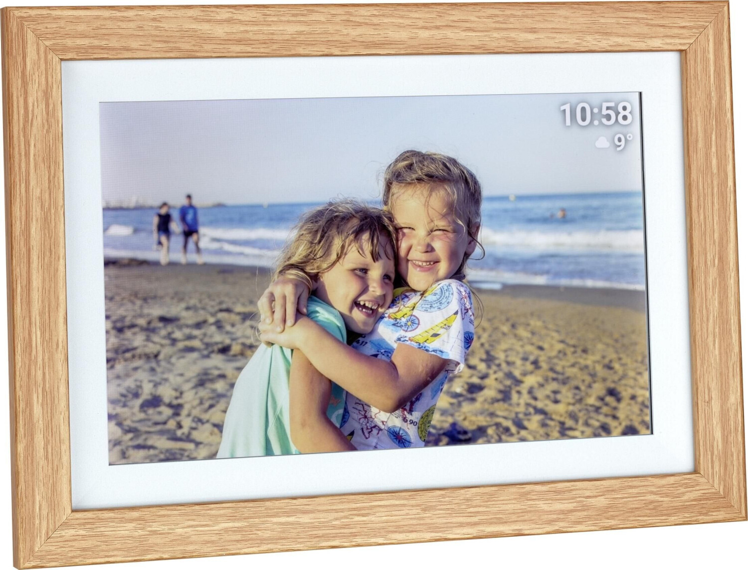 TFA Dostmann FRAMEO App WiFi-Frame 10.1 Brown/White