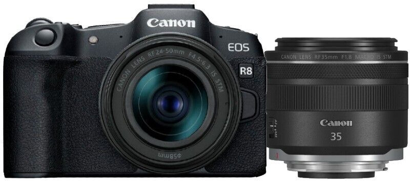 Canon EOS R8 Kit 24-50mm + 35mm