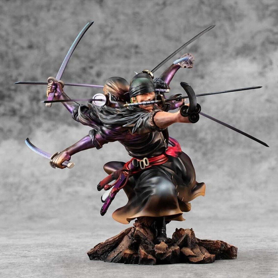 MegaHouse One Piece Wa-Maximum P.O.P. - Roronoa Zoro Demon Aura Nine-Sword Style Asura