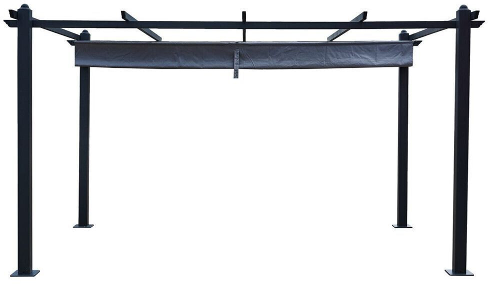 Concept Usine Freestanding pergola Nila 3 x 4 m with retractable cover grey