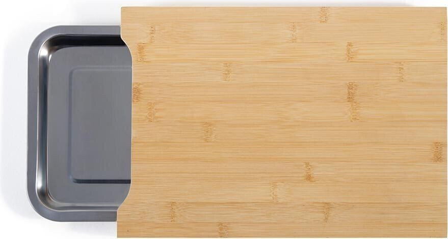 LIVOO Cutting board with drip tray Beige