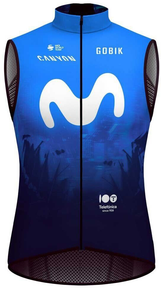 Gobik Movistar Plus 2.0 Movistar Team 2024 Gilet Men blue