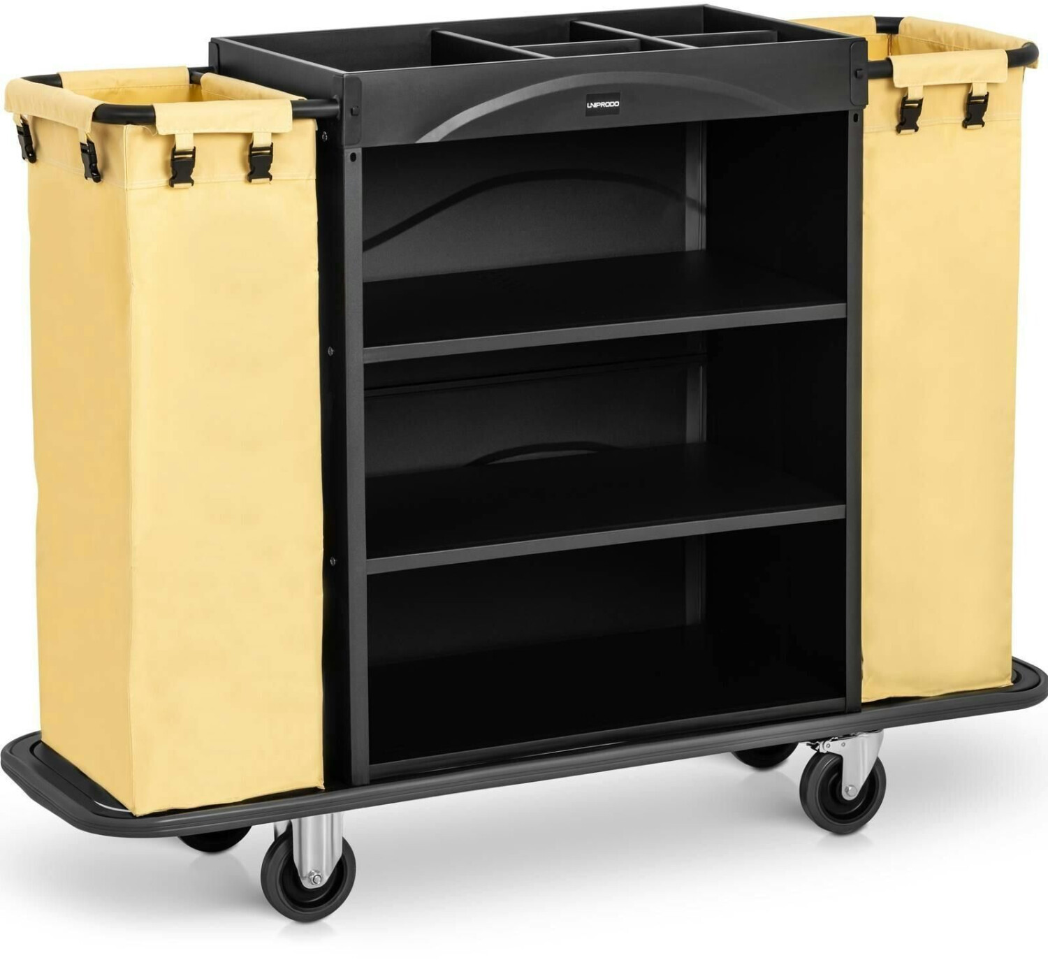 Uniprodo Service trolley Hotel - 150 kg - 2 laundry bags