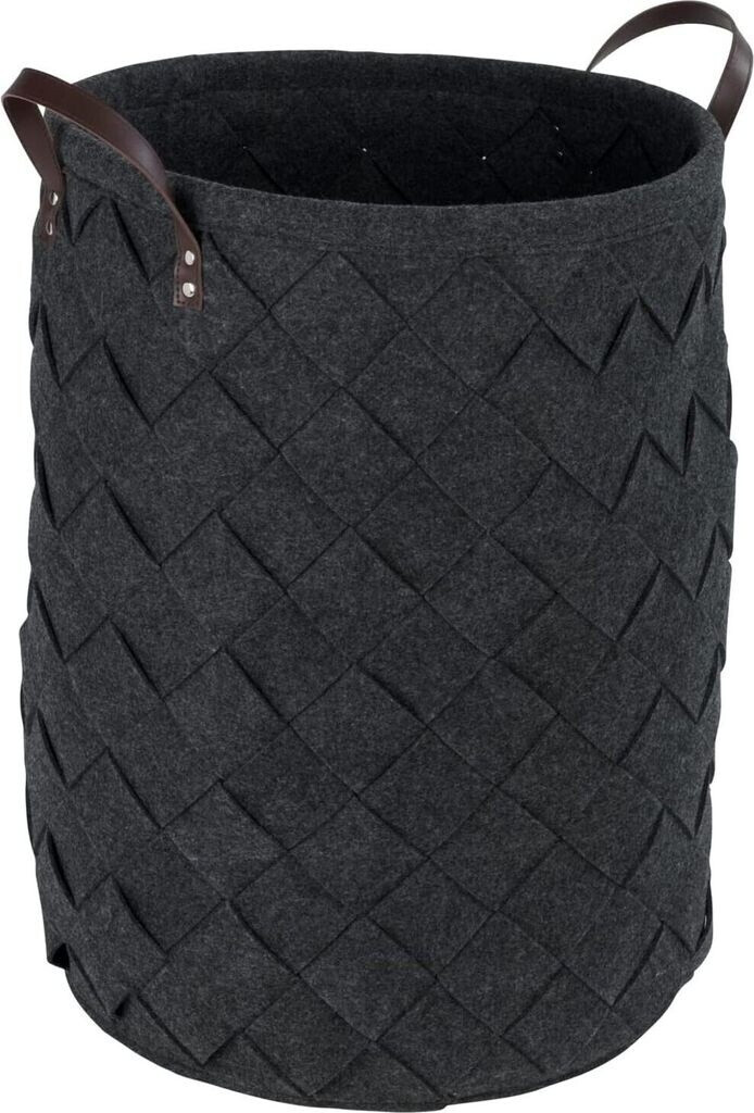 Wenko Laundry basket Trovo anthracite