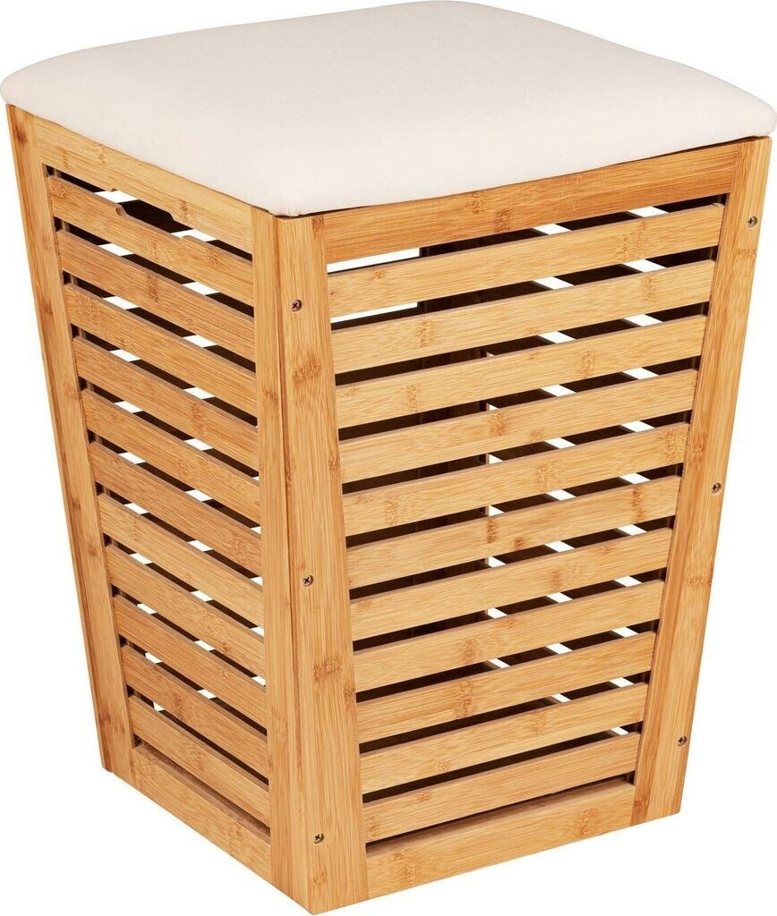 Wenko Laundry chest mod. Bambusa with seat cushion