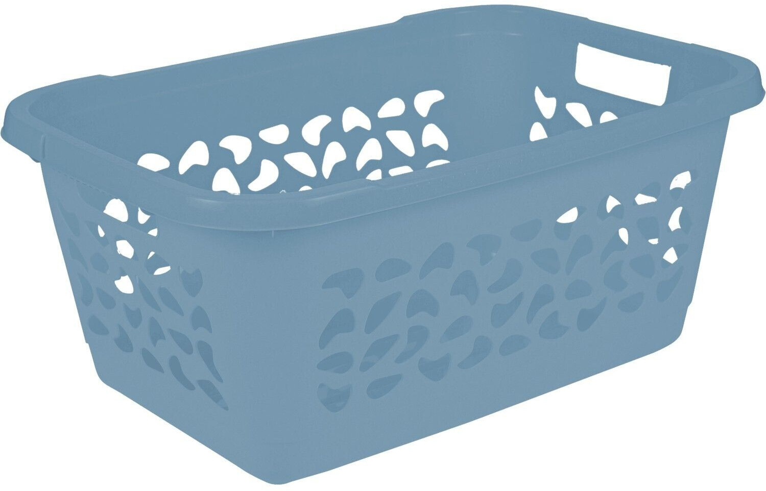 keeeper Laundry basket Jost, blue, with 2 handles, made of plastic, 65x44x28 cm, 52 liters
