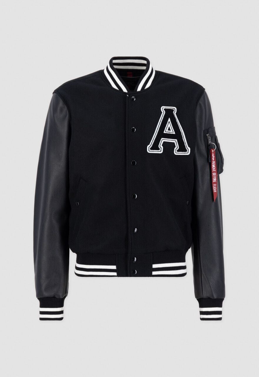 Alpha Industries PU College Jacket (146111) black
