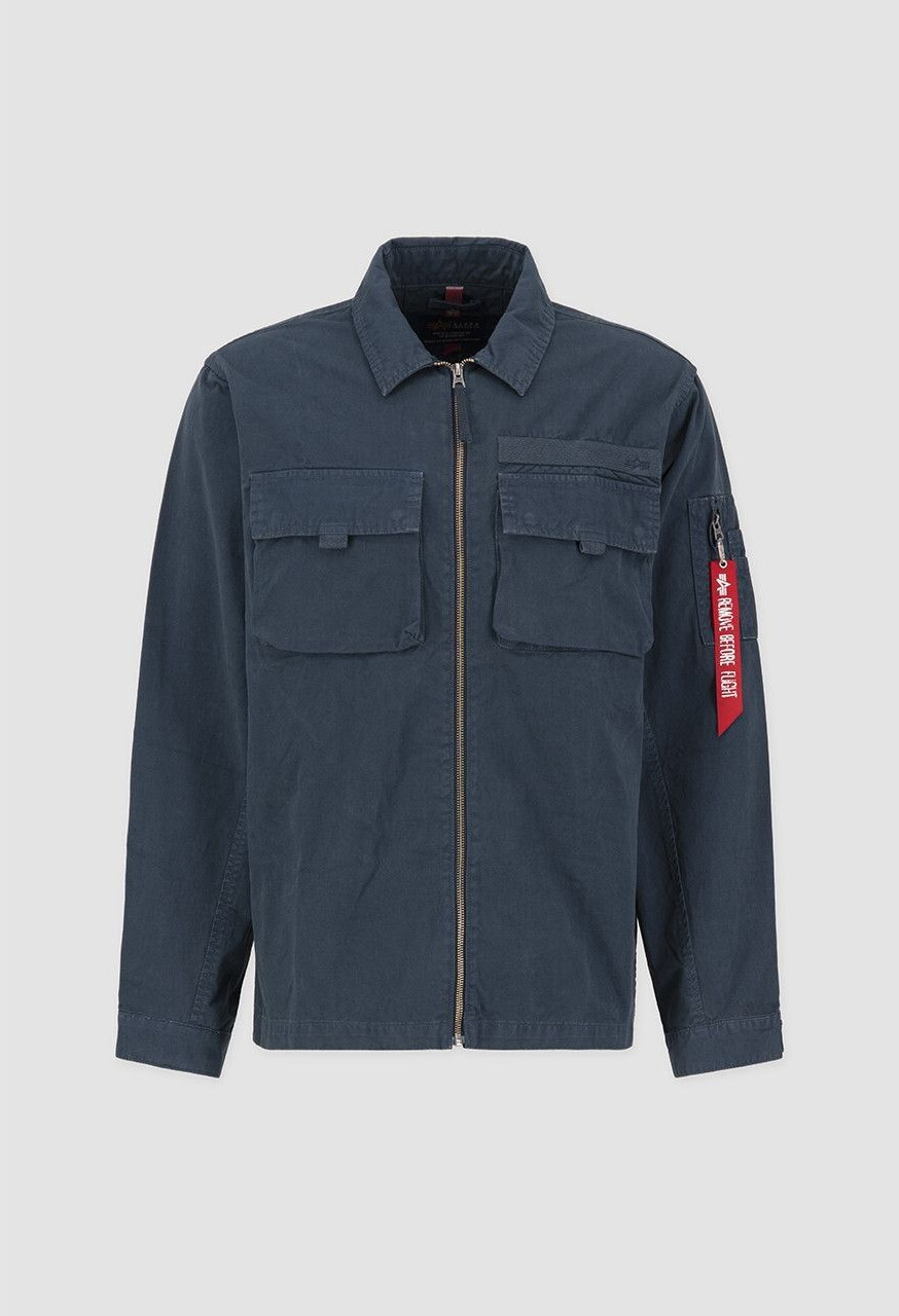 Alpha Industries Twill Overshirt (146112) dark blue