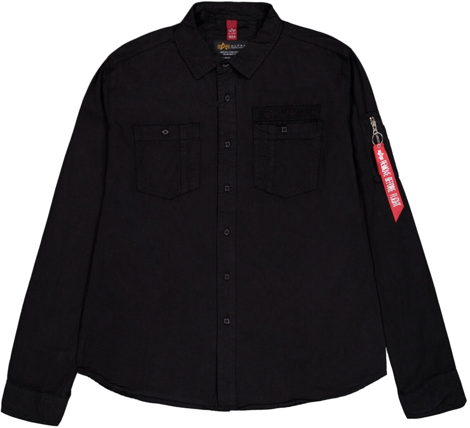 Alpha Industries Air Force EMB Shirt Utility (138422) black/magenta