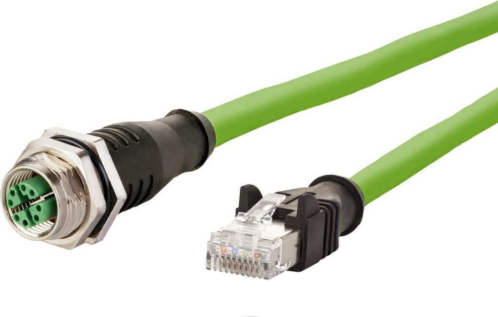 Metz Connect Verbindungsleitung M12 2m 8pol. X-kodiert 142M2X25020