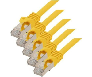 S-Conn 0.5 m Gold Cat.7 Rohkabel S/FTP (S-STP) (75511-0.5Y-SET5)