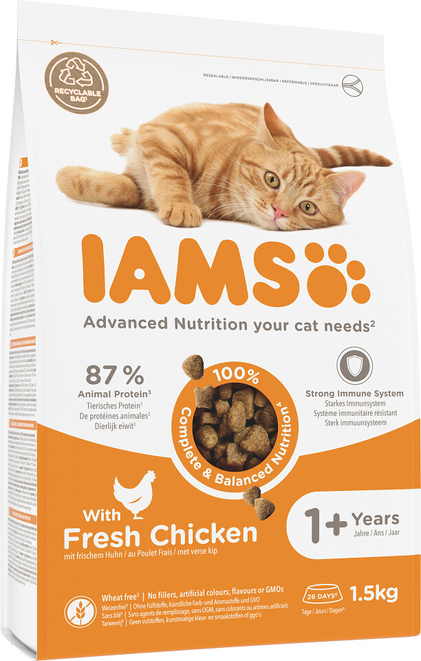 IAMS Croquettes pour chat 1.5 kg IAMS Croquettes pour chat 1.5 kg