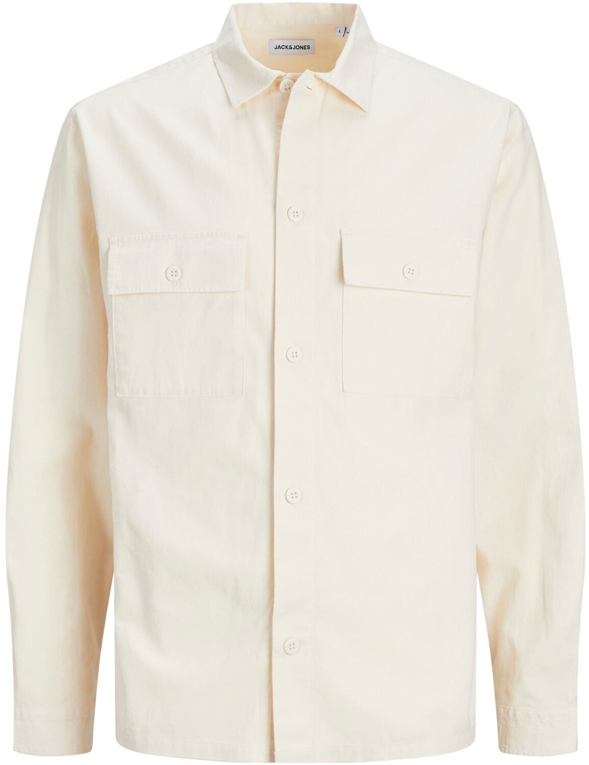 Jack & Jones Venice Linen Overshirt (12248956) ecru