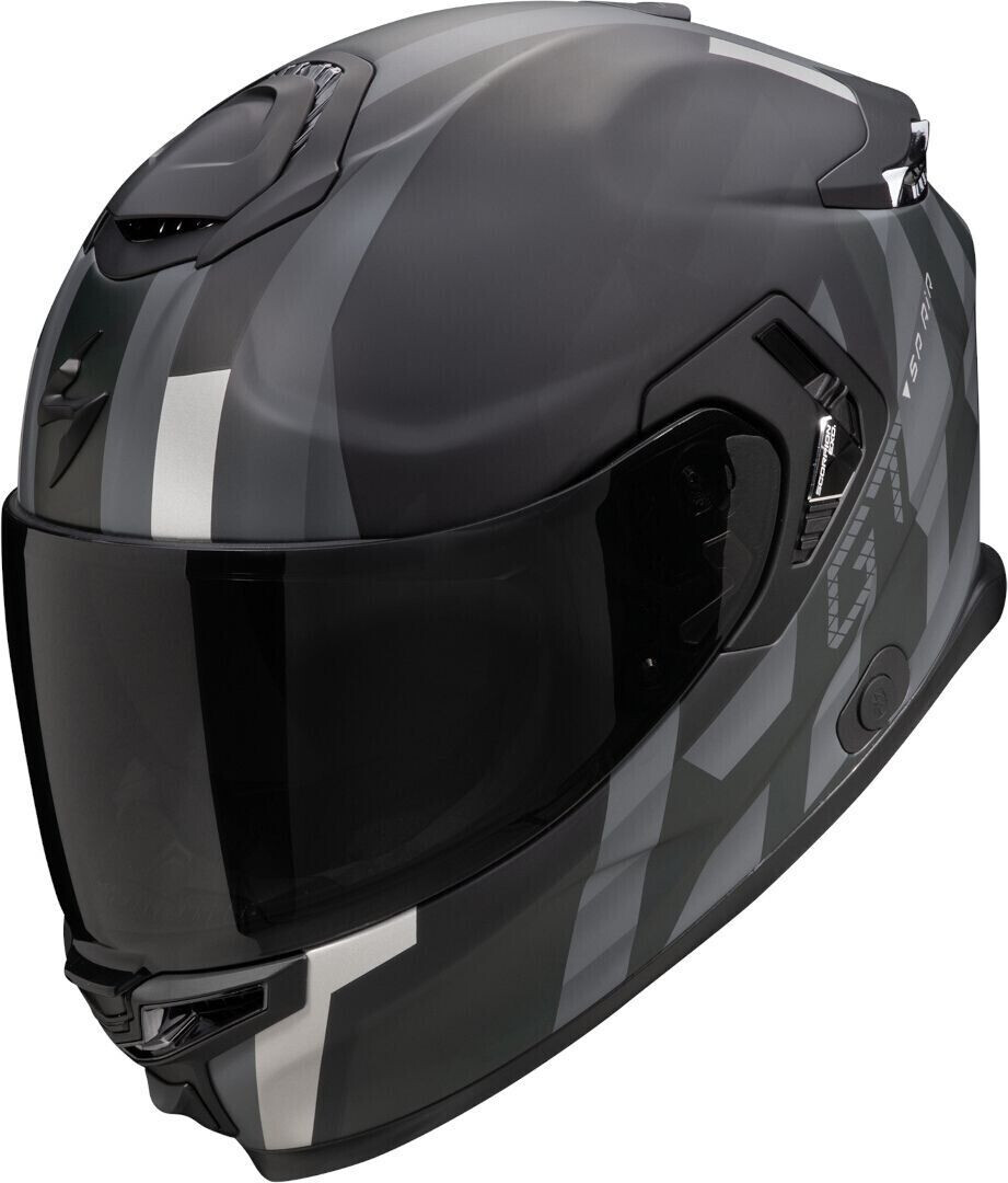 Scorpion EXO-GT SP Air Touradven mat noir/argent