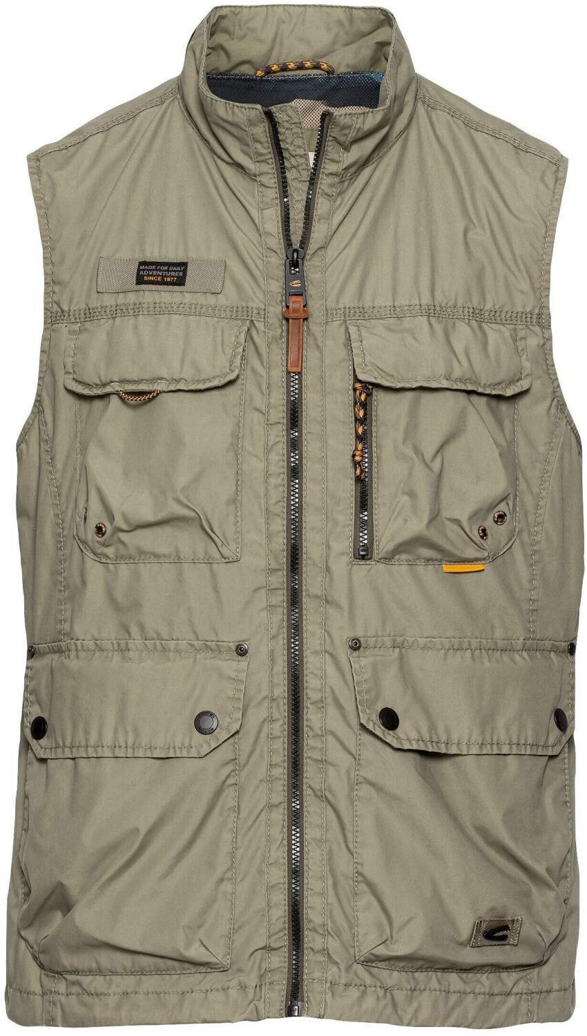 Camel Active Herren Weste – Mit Aufgesetzten Taschen, Voll Gefüttert, Outdoor-Casual-Stil