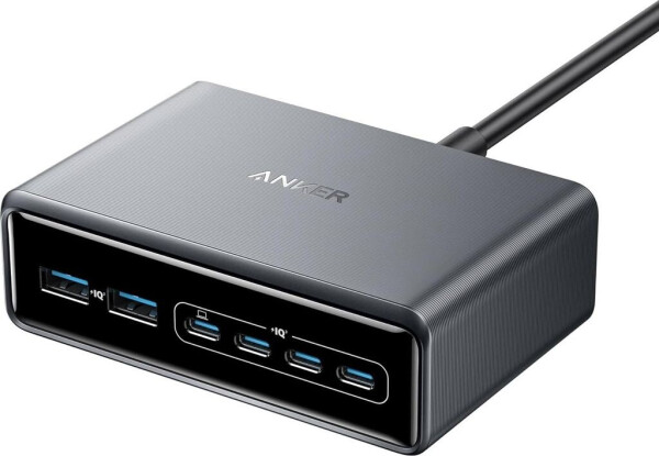 Anker Prime Ladegerät (200W, 6 Ports, GaN)