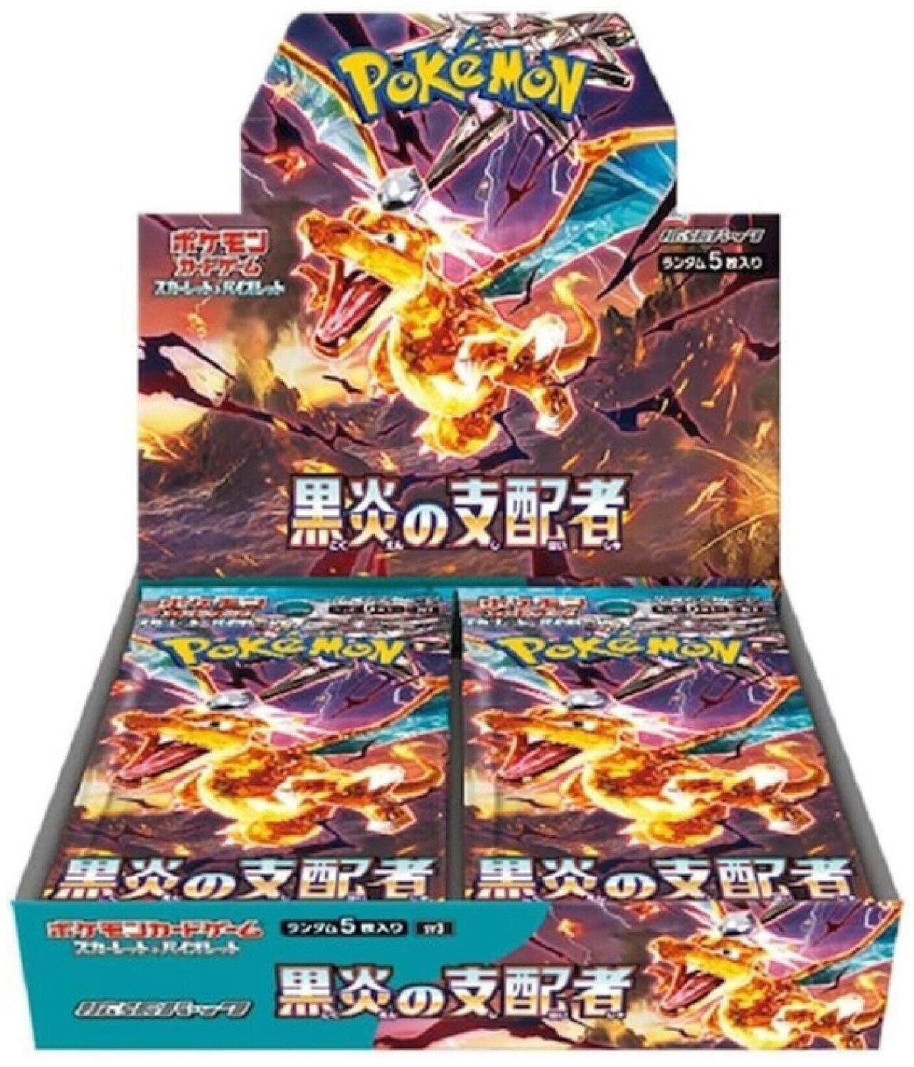 Pokémon Ruler of the Black Flame 30er Display (JPN)