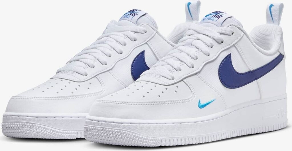 White and royal blue air force 1 outlet