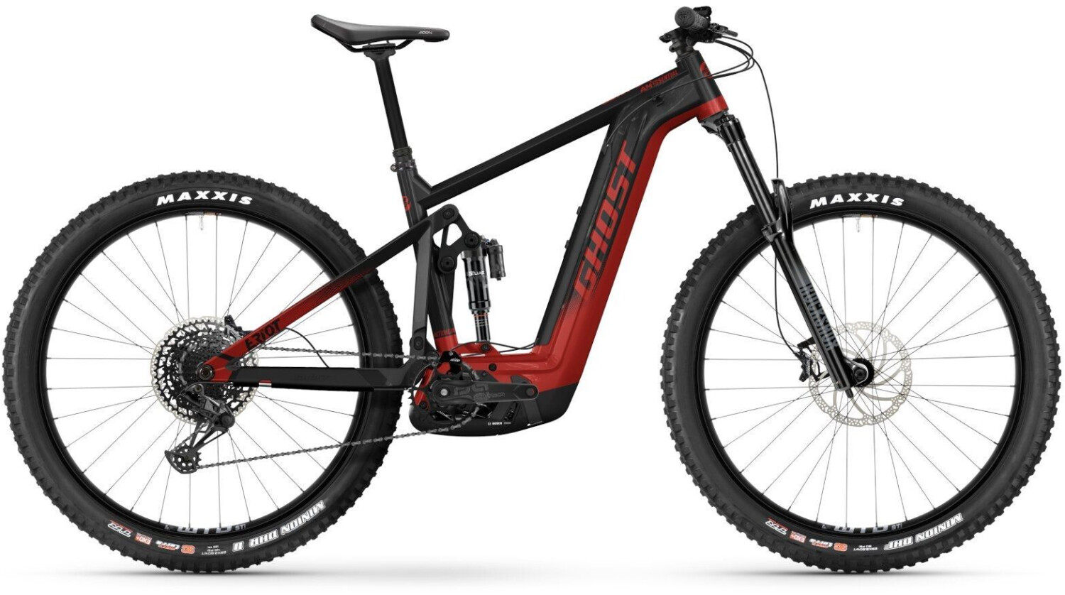 Ghost E-RIOT AM Essential (2024) glossy black / pearl deep red