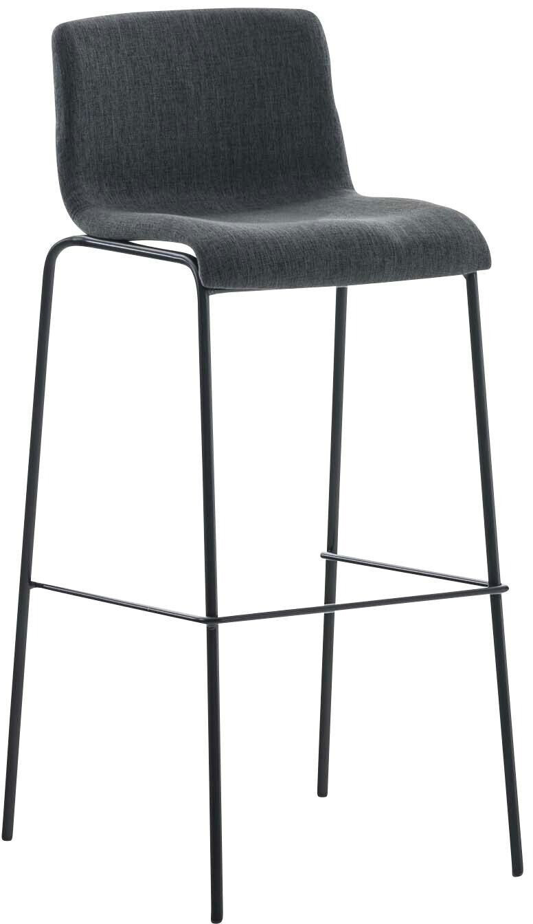 CLP Bar stool Hover fabric 4-foot frame black dark gray (301724)