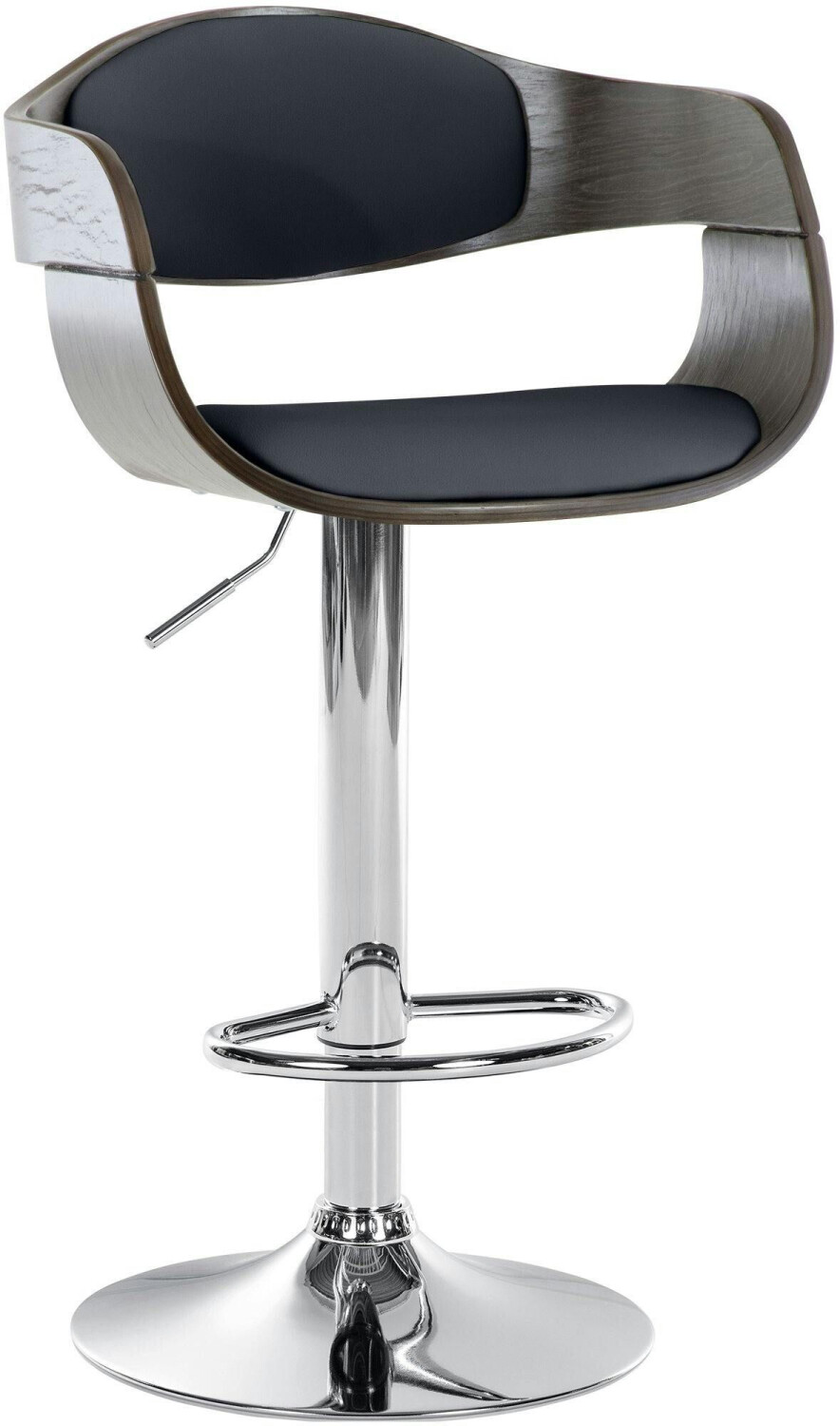 CLP Bar stool Kingston C black/gray (302005)