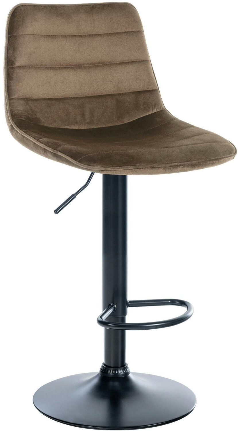 CLP Bar stool Lex velvet black brown (321883)