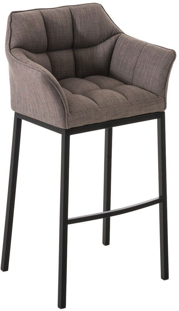 CLP Bar stool Damaso B fabric with 4-foot frame gray (101681108)