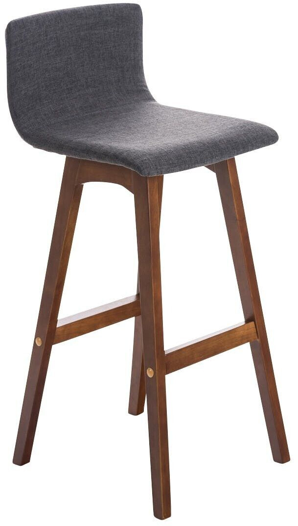 CLP Bar stool Taunus fabric walnut light gray (101756455)
