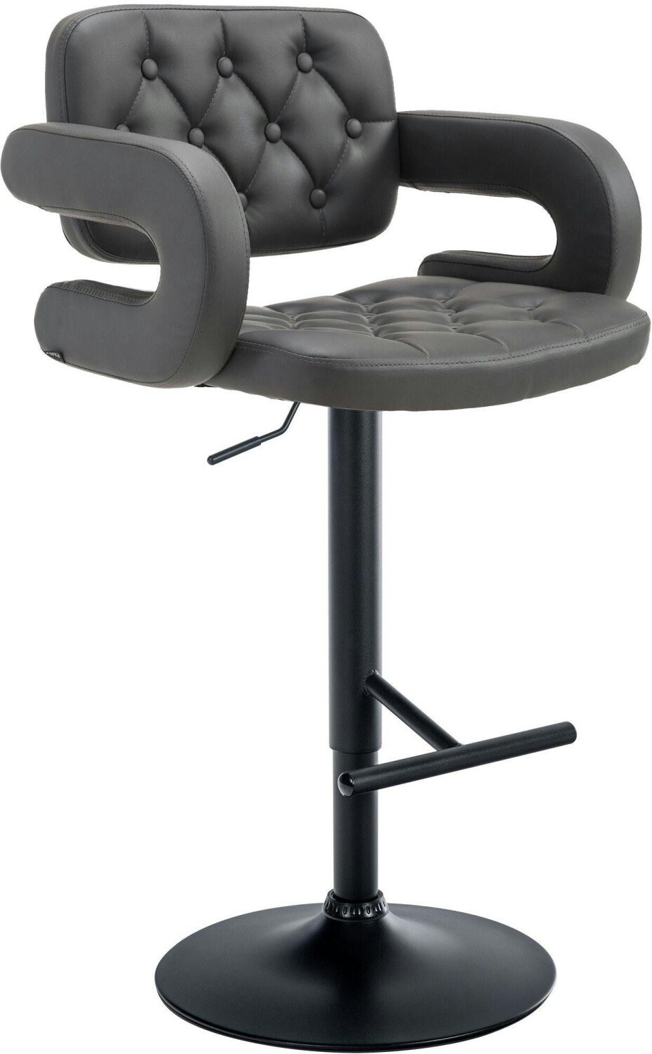 CLP Bar stool Dublin black gray (318210)