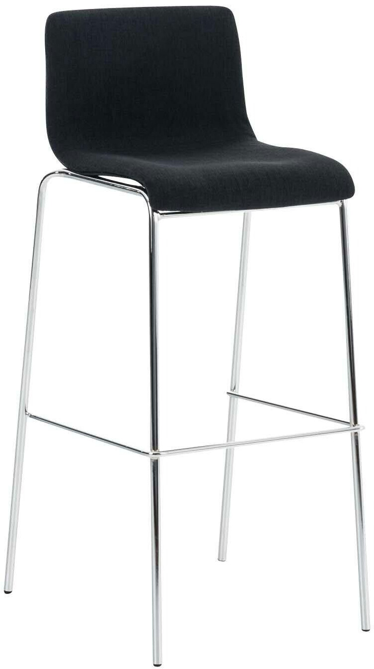 CLP Bar stool Hover fabric 4-foot frame chrome black (301331)